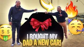 SURPRISING MY DAD WITH A NEW CAR I HAD TO TRICK HIM FIRST