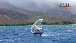 Watch Zane's M2M Speed Record in Slo-Mo |  FreeWing PRO | Wingfoil Racing