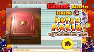 Giant Mario Paint - Paper Mario: The Thousand-Year Door - Intro Story