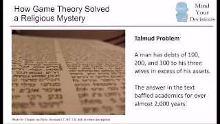 How Game Theory Solved a Religious Mystery