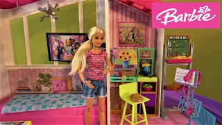 Barbie Dream House 24 Hour Challenge with Barbie and Ken, Barbie Sisters and Food Truck Fun