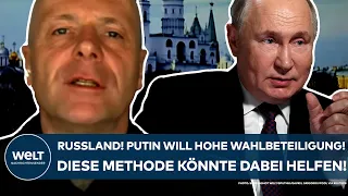 RUSSLAND: Präsidentschaftswahlen! Putin will hohe Wahlbeteiligung! Diese Methode soll dabei helfen!