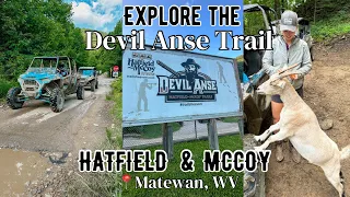 A Day Riding the Devil Anse Hatfield & McCoy Trail - Exploring the Town of Matewan WV