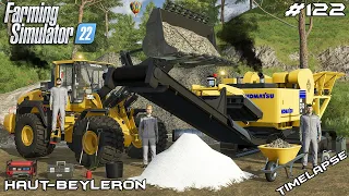 Milling LIMESTONES into the LIME | Animals on Haut-Beyleron | Farming Simulator 22 | Episode 122