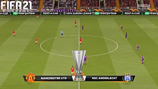 FIFA 21 | Manchester United vs Anderlecht - UEFA Europa League UEL - Full Gameplay