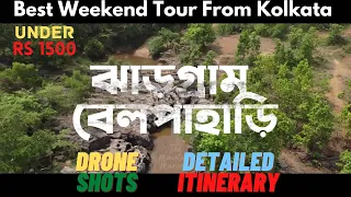 Jhargram Belpahari | Best Weekend tour From Kolkata under 1500 rs | Drone shots and Details
