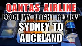 QANTAS AIRLINES ECONOMY FLIGHT REVIEW - SYDNEY TO AUCKLAND