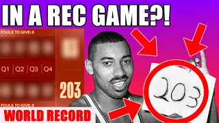 I SCORED 203 POINTS IN A REC GAME AND BROKE THE WORLD RECORD!!!! NBA 2K24 BEST SHOOTER!!!