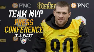 T.J. Watt on being named Steelers 2023 MVP | Pittsburgh Steelers