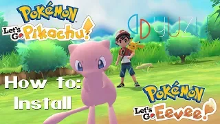 How to play Pokemon Let's GO Eevee & Pikachu on PC (Yuzu Emulator)