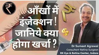 Cost of Eye Injections in 2023-24. आँखों के इंजेक्शन का खर्चा ।