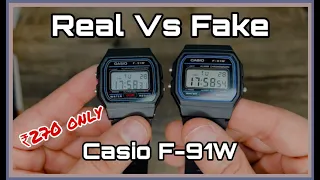 Real vs Fake Casio F91W | Unboxing and Review | Good or bad? | Himanshu Puri G | Hindi