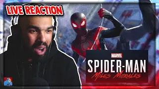 ITS MILES TIME! - Spider-Man: Miles Morales PS5 Reveal Trailer LIVE REACTION! (PS5 Event)