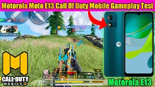 Motorola E13 Call Of Duty Mobile Gameplay Test || Moto E13 Cod Mobile Test,Cod mobile Gaming Test