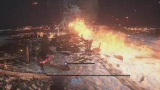 Dark Souls 3 Sister Friede and Father Ariandel Boss Fight - 4K60FPS