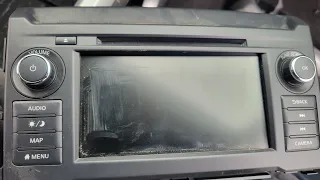 2019 Nissan Titan Radio Removal