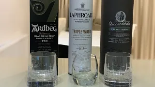 Айла выбор. Сравнение Ardbeg, Bunnahabhain, Laphroaig? Бой дыма: Серия 04