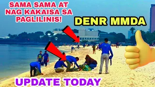 MANILA BAY UPDATE: AUGUST 4 2022 SAMA SAMA AT NAG KAKAISA SA PAGLILINIS! DENR MMDA!