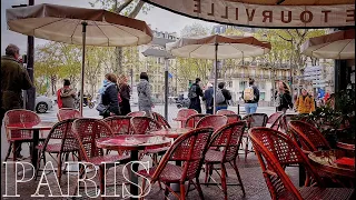 🇫🇷[PARIS 4K] WALK IN PARIS "MORNING CAFÉ ATMOSPHERES" (EDITED VERSION) 20/APR/2022