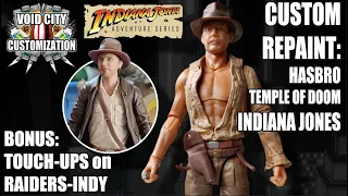 Custom REPAINT - Hasbro Temple of Doom Indiana Jones Action Figure