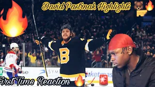 FIRST TIME REACTION | NBA FAN REACTS TO DAVID PASTRNAK NHL BOSTOM BRUINS HIGHLIGHTS | REACTION VIDEO