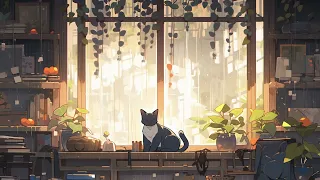 Lofi With My Cat || Cat & The Morning Room🐱🎶Chill/Sleep/Healing  [ Lofi Mix - Lofi Songs ]