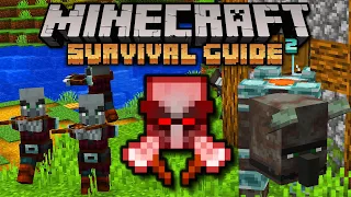 How To Defeat a Pillager Raid! ▫ Minecraft Survival Guide (1.18 Tutorial Lets Play) [S2E80]