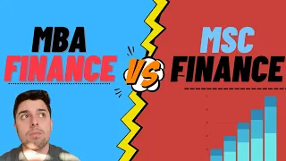 MSC Finance vs MBA Finance | Scope, Jobs, Packages