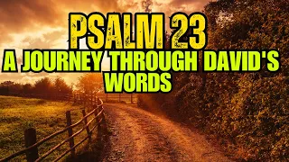 Psalm 23: A Journey Through David's Words #psalms #psalm23
