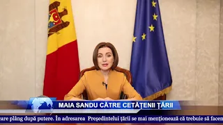 Maia Sandu Adresare către cetățeni