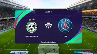 Maccabi Haifa vs Paris Saint Germain (14/09/2022) UEFA Champions League PES 2021