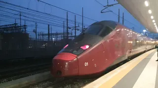 Treni serali in Transito a Napoli Gianturco [E464, TAF, 663, AGV] /Sunset trains in Napoli Gianturco
