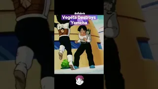 Yamcha thought that he had a chance against the Prince… #dbz #dragonball #goku #vegeta #dbs