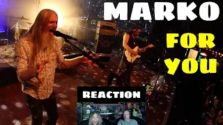 Reaction - MARKO HIETALA - For You | Angie & Rollen Green