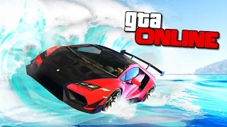 УЛЕТНЫЕ ГОНКИ ПО ОГРОМНОЙ МОРСКОЙ ВОЛНЕ В GTA 5 ONLINE ( ГТА 5 ГОНКИ )