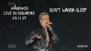 MÅNESKIN - DON'T WANNA SLEEP [Live in Singapore, 231127]