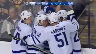 Andreas Johnsson 1st NHL Playoff Goal | Game 5 | Toronto Maple Leafs @ Boston Bruins - 4/21/2018