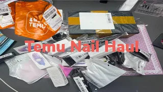 Temu Review | 30% Off| Huge Nail Haul| Nail Organization| Gel Polish and More