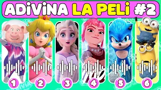 Adivina la Peli  #2 🔥🦄💖 The Super Mario Bros, sing 2, Frozen, Madagascar | Dino Trivia