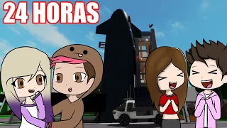 24 HORAS SIENDO ASTRONAUTAS CON EL TEAM ANORMAL EN BROOKHAVEN ROBLOX!! LYNA,MELINA AUGUS Y CHOCOBLOX