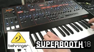 Behringer Odyssey - аналоговый синтезатор (Superbooth18)