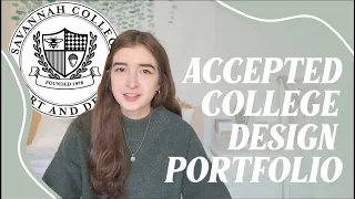 📂 My ACCEPTED Design Portfolio for College (SCAD) | Tips on Submitting Your Best Portfolio