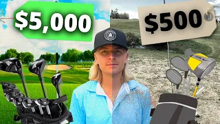 I PLAYED CHEAPEST VS MOST EXPENSIVE GOLF CLUBS!
