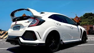 Honda Civic Type-R FK8 w/ ARMYTRIX Full Valvetronic Exhaust, Loud Revs & Fly-Bys!