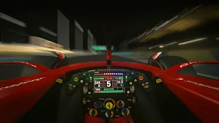 Leclerc Driver's eye at Bahrain | Assetto Corsa