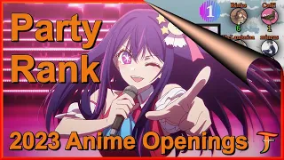 2023 Anime Openings Party Rank — TOP 100 Openings of the Otaclub [Reworked]