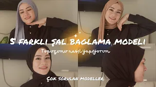 Penye Şal İle 5 Farklı Model(Penye şal Rahat Mı?)