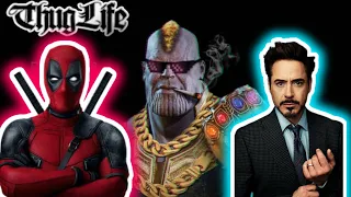 thug 🔥 life marvel characters 🙀 | savage reply 😎 by Marvel charectors 🔥 | #marvel #ironman #avengers
