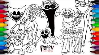 Poppy Playtime Chapter 3 New Coloring Pages / How to COLOR All Bosses - Monsters from Chapters