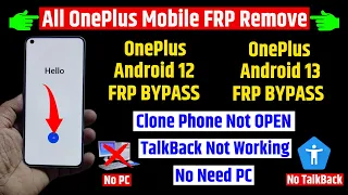 All Oneplus Mobile Frp Bypass - Android 12/ Android 13 | New Trick 2023 (No need pc)